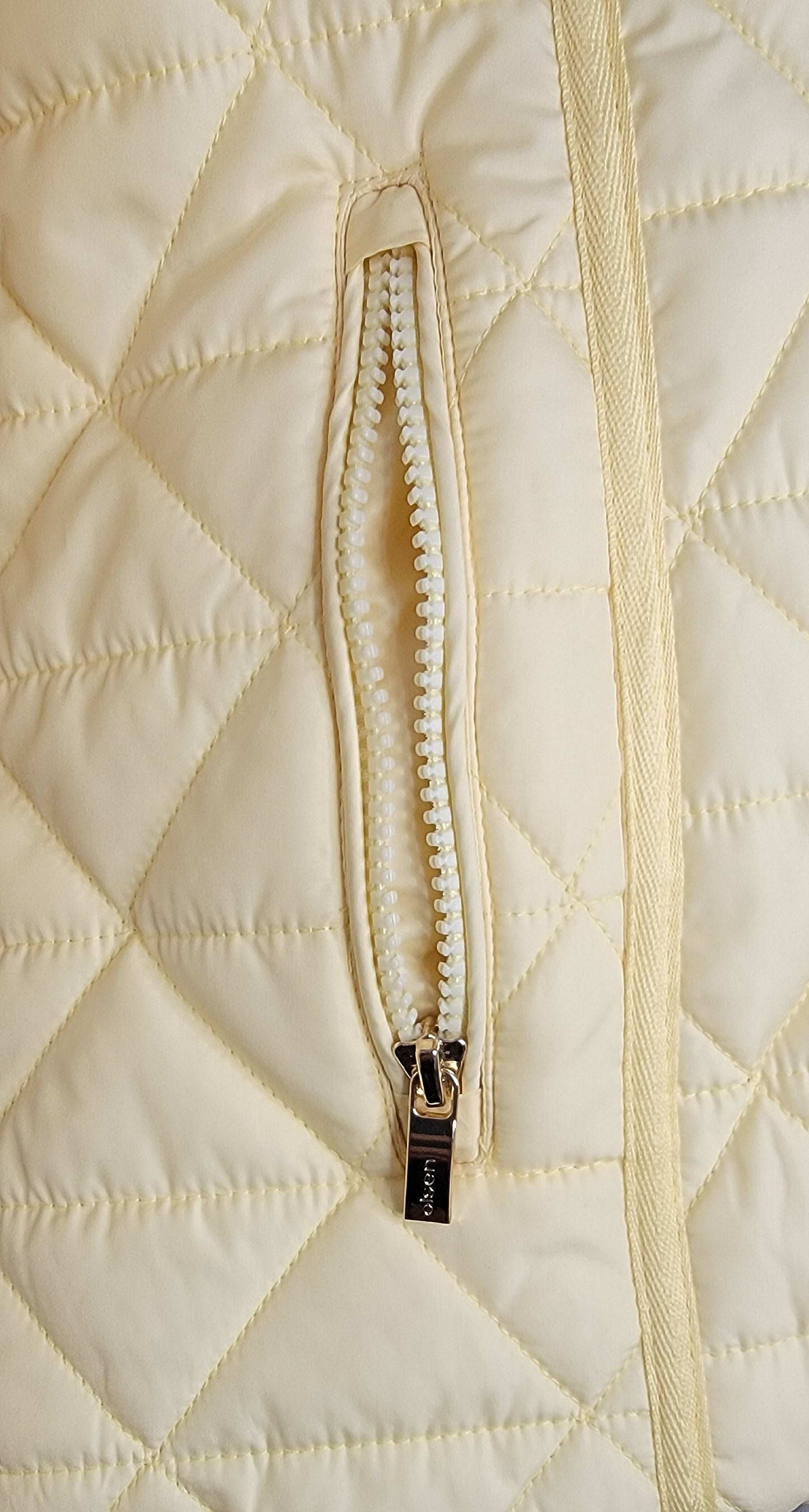 Olsen: Quilted Yellow Jacket XL/16 Water Repellant - NEW WITH TAGS