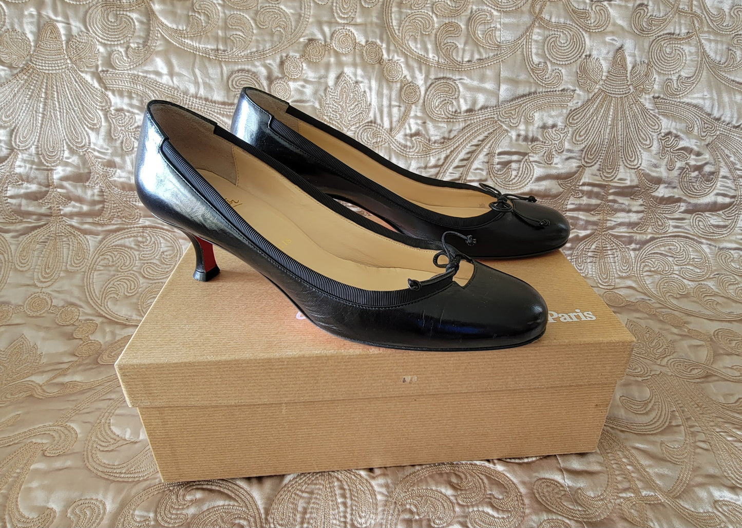 Christian Louboutin: Neo Mars 45 Black Size 39 1/2 - "Like New"