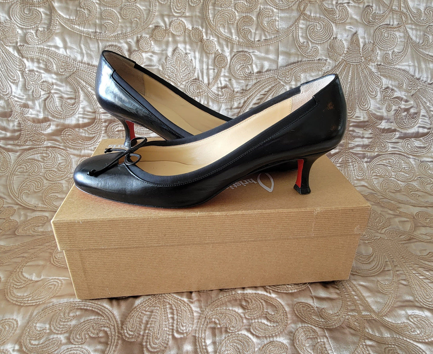 Christian Louboutin: Neo Mars 45 Black Size 39 1/2 - "Like New"