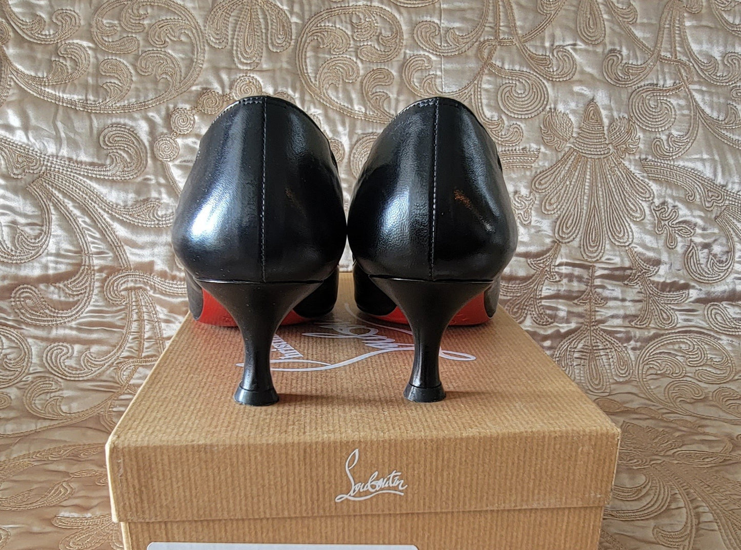 Christian Louboutin: Neo Mars 45 Black Size 39 1/2 - "Like New"