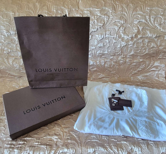 Louis Vuitton: Cotton Tank Top Size L - NEW w/ tags, box, bag