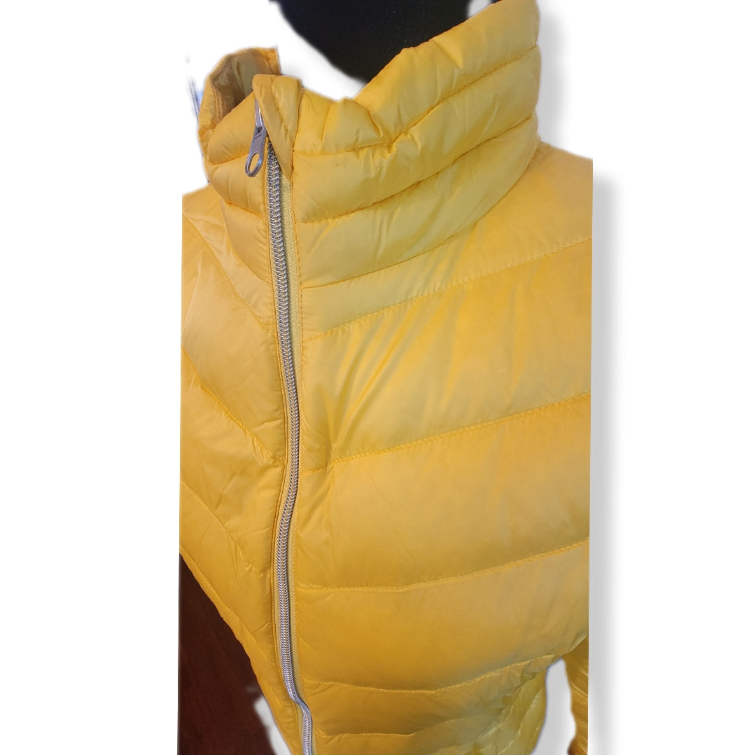 Core Life Packable Down Puffer Yellow Jacket - NEW WITH TAGS